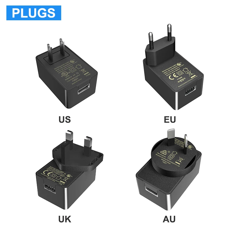 

18W USB chargers & adapter 5V 3A 1A 2A 2.5A 3000ma 3amp wall Chargers for au uk us eu plug