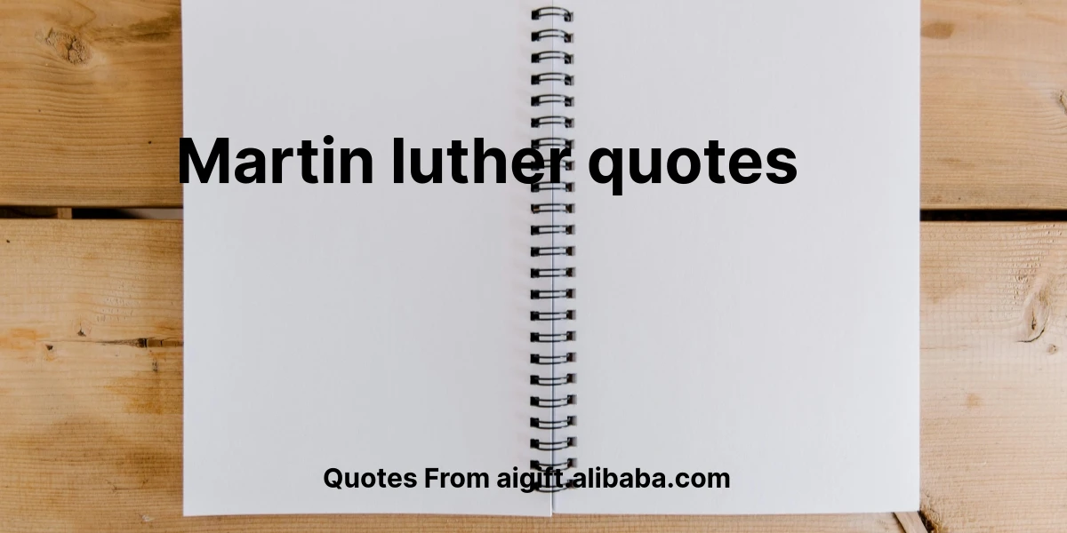 martin luther quotes