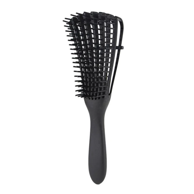 

Black Eight-claw fish comb multi-functional hair smooth hair rib fluffy massage comb