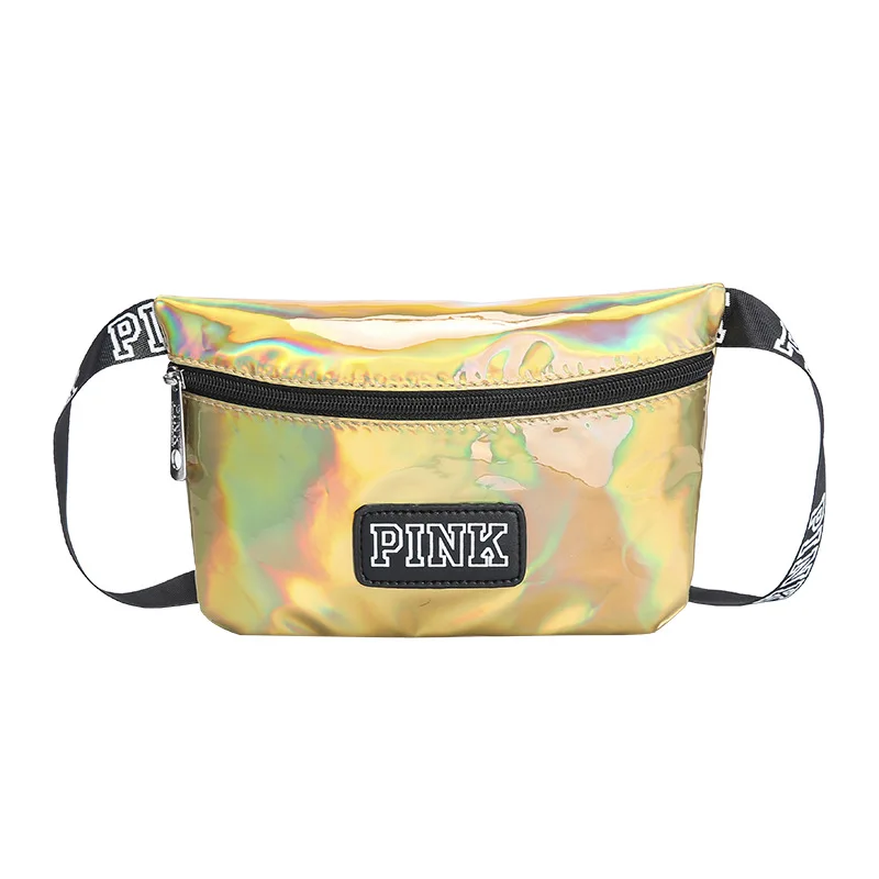 

NEW fanny pack pink girl waist bag women Travel Handbags beach shoulder bag secret Laser heuptas holographic pouch belt Bags, Customized color