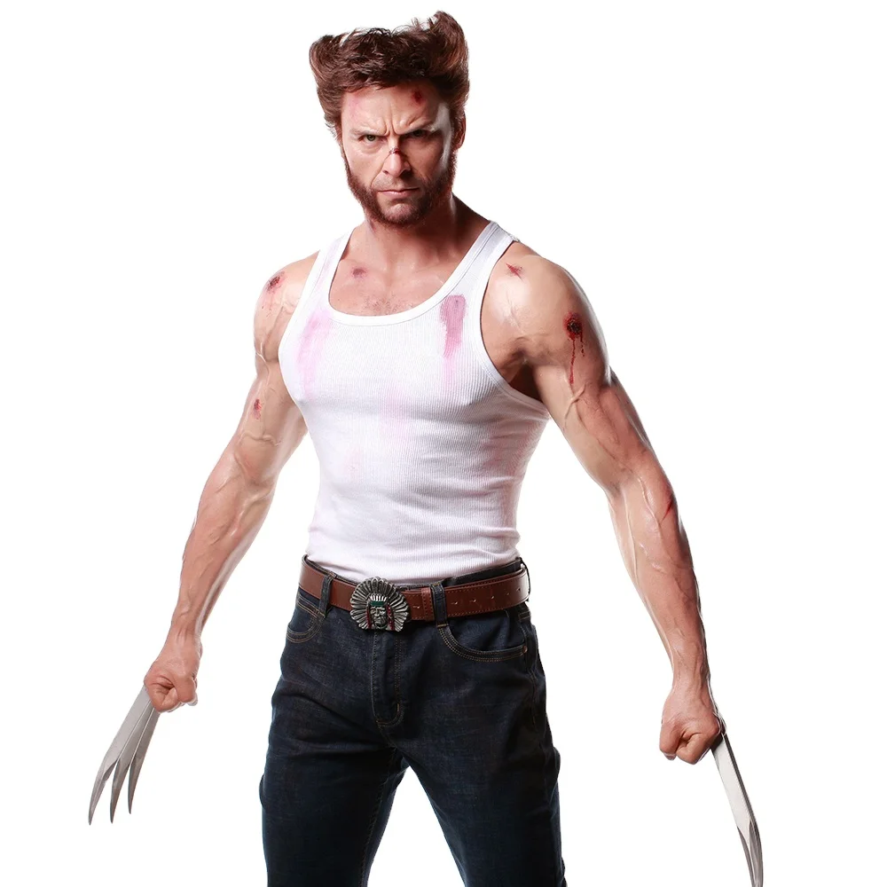 

Customized Movie Character Life Size Wax Figure Sculpture for Wolverine