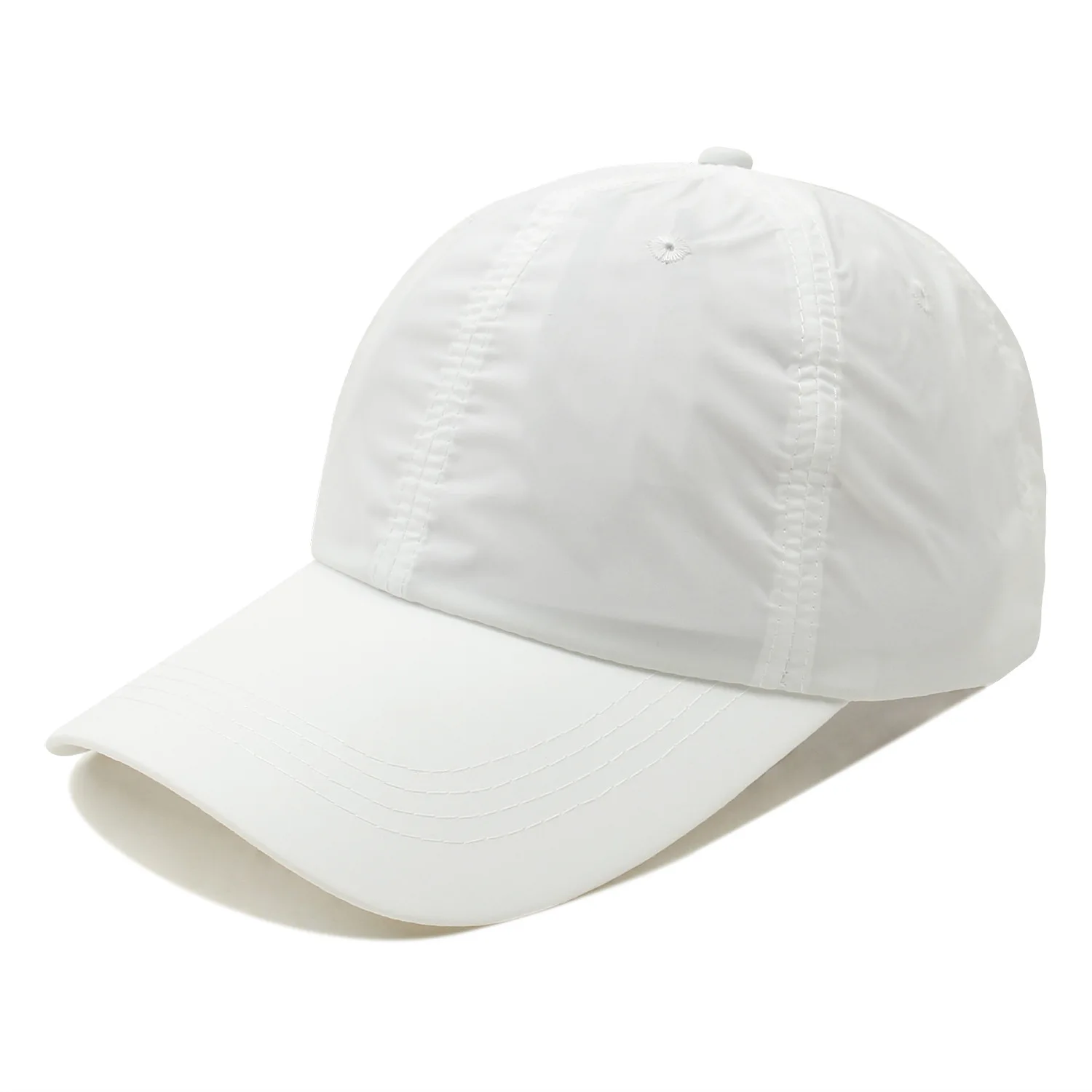 Spring Summer Outdoor Sports Baseball Cap Quick Drying Breathable Adjustable Ponytail Custom logo Golf Hat