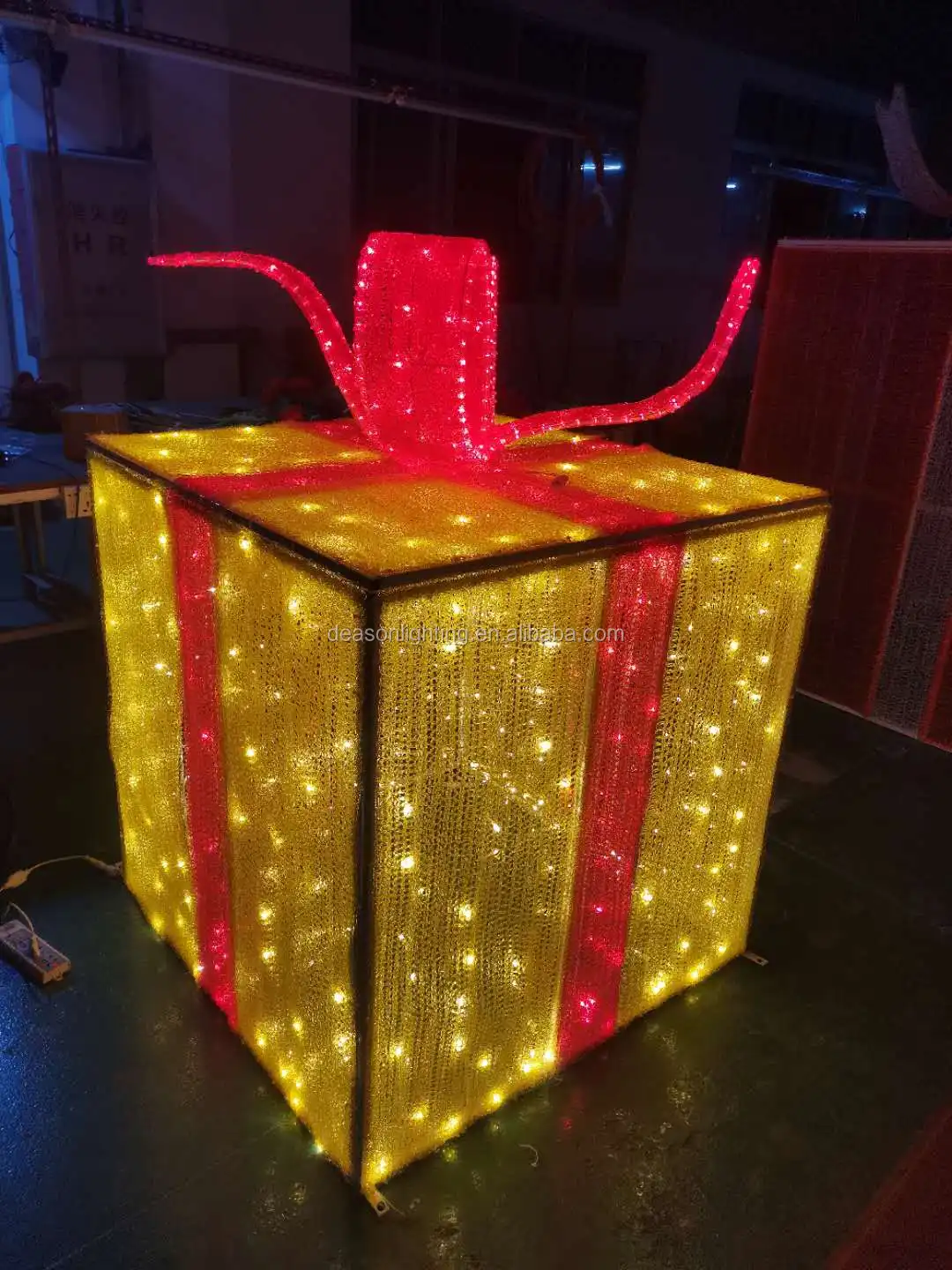 Giant Outdoor Christmas Gift Box Lights Buy Outdoor Led Christmas
