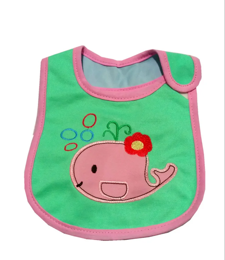 

Wholesale nice price Cartoon cotton Soft and comfortable waterproof anti-dirty baby saliva towel