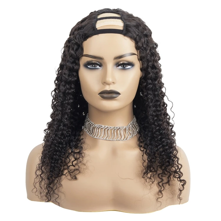 

Jerry curly and pixie U part wig Wholesale 100% Raw Virgin human hair Cuticle Aligned Brazilian wave Hair