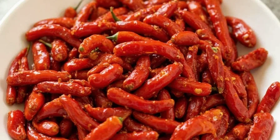 Making guajillo chili sauce step-by-step