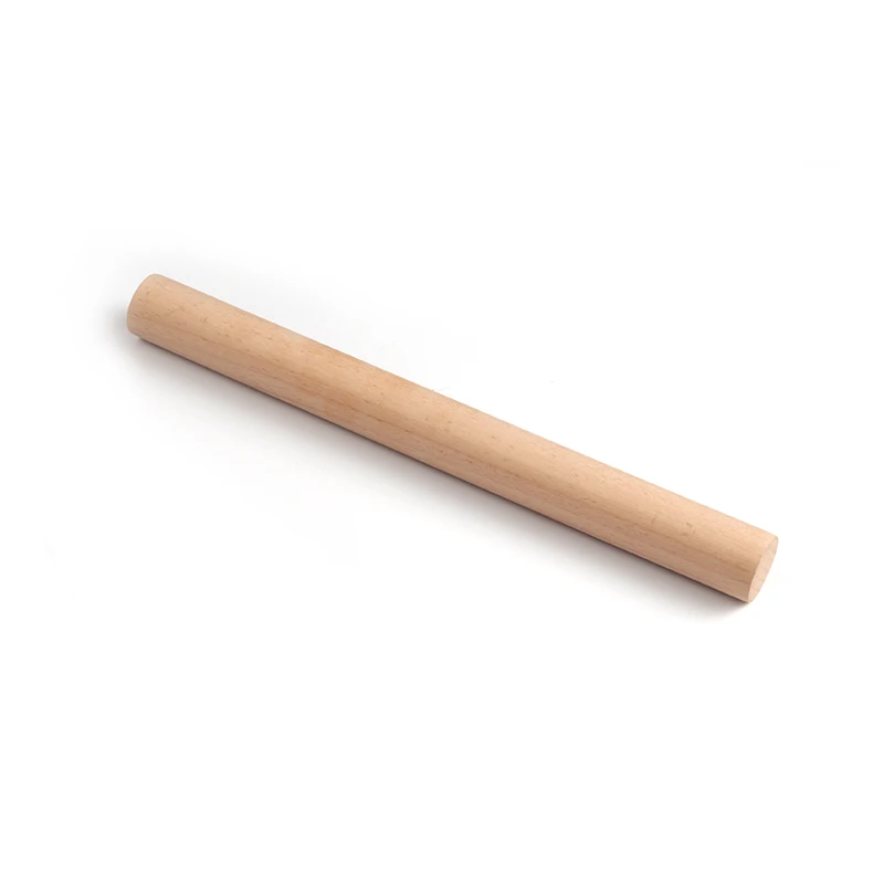 

New Custom Size for Beech Wood Kids Rolling Pin Dumpling Roller With Handle Wholesale In Stock Kitchen Tools, Natural