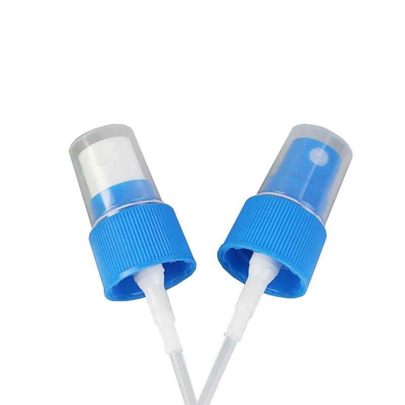 
Reusable Plastic PP Fine Mist Pump Sprayer , Blue and White Head Pump 