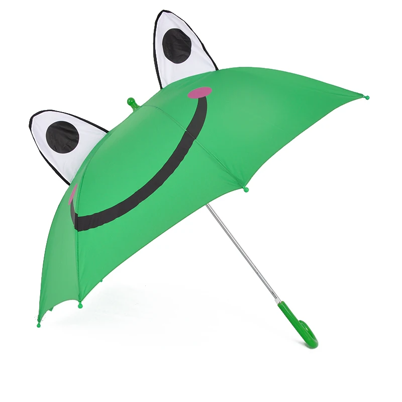 

Auto Open Straight Custom 3d Animal Print Cartoon Child Kids Umbrella, Pantone color