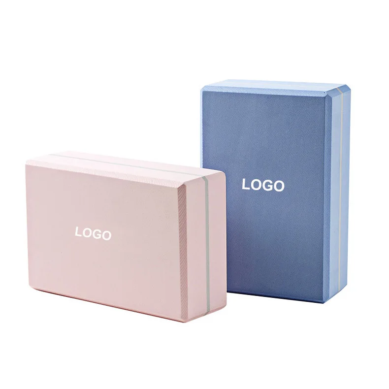 

Wholesale Eco-friendly Durable Fitness Cork Yoga Brick Block, Pink/blue/gray