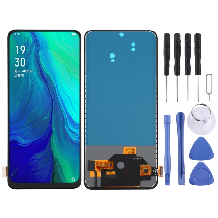 

TFT Material LCD Screen and Digitizer Full Assembly (No Fingerprint Identification) For OPPO Reno 10x zoom