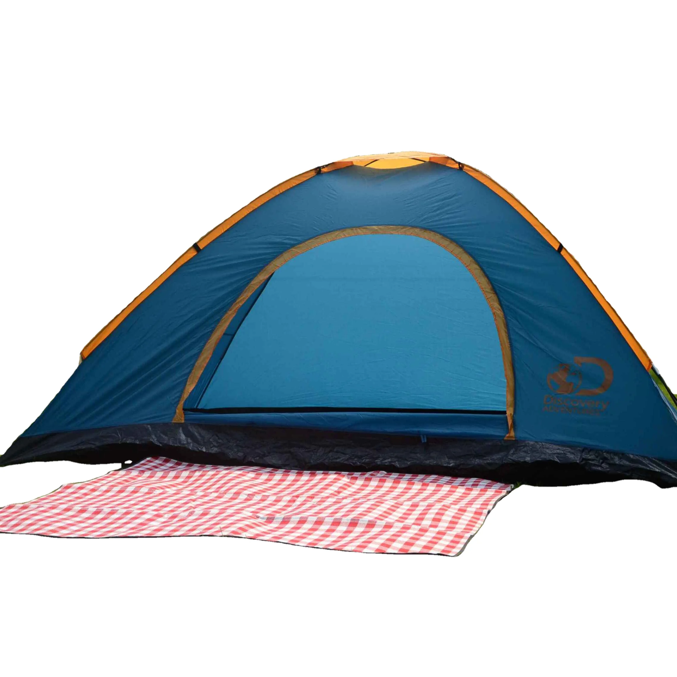 

Waterproof Camping Hiking Tourist 2-3 Person Tent, Blue