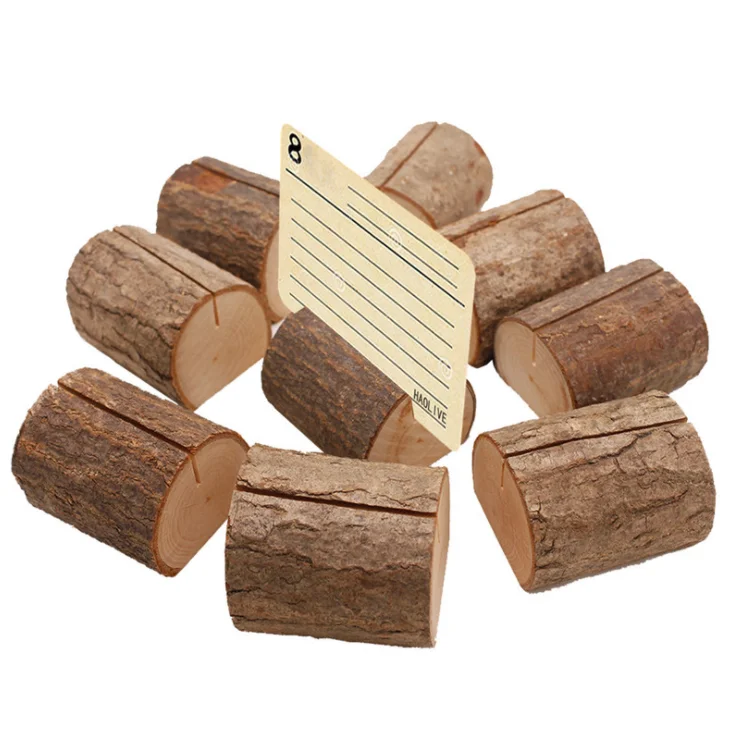 

Creative name card holder display wooden business card holder wedding wholesale, As shown