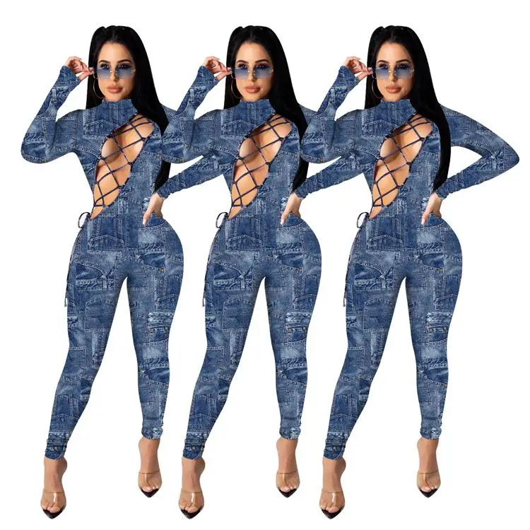 

F00121 Good Quality Jumpsuit Women 2020 One Piece Jumpsuits