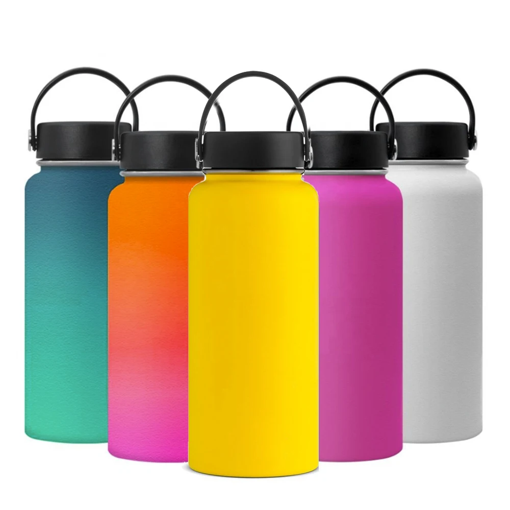 

Custom 2021 Hot Double Wall Outdoor Water Bottles Cold Reusable Sports Sublimation Stainless Steel Water Bottle, Customized color