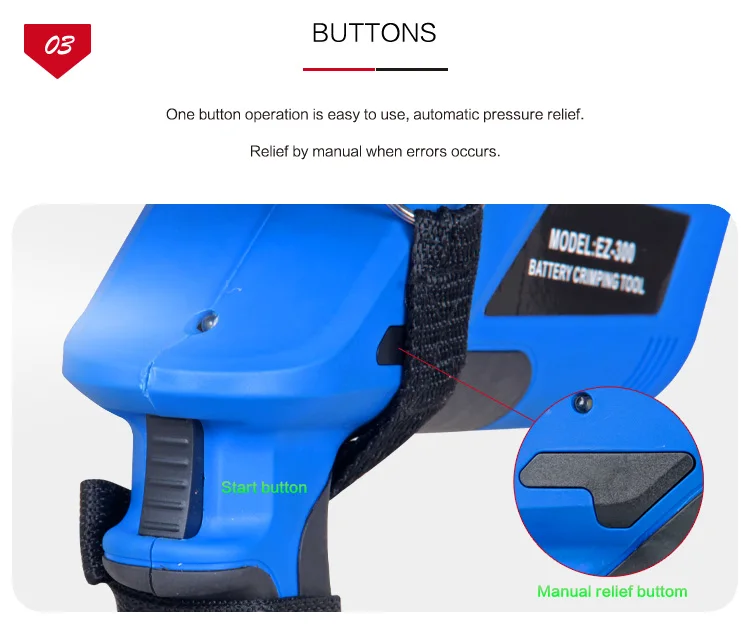 Ton Hydraulic Crimping Heads Double Acting Hydraulic Hose Crimping Machine Hydraulic Crimping Tools
