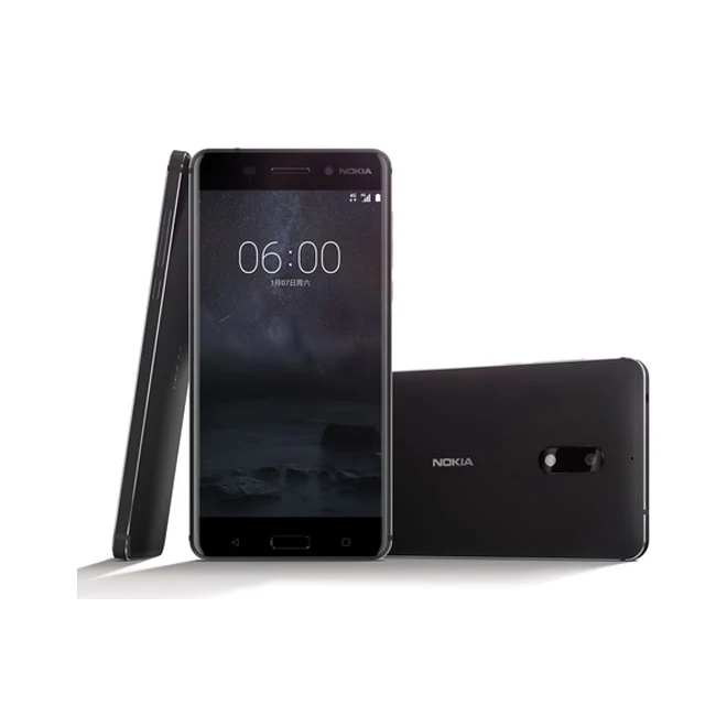 

for Nokia 6 Android Smartphone Full Screen Dual SIM 4G Black 4+64G Senior Phone