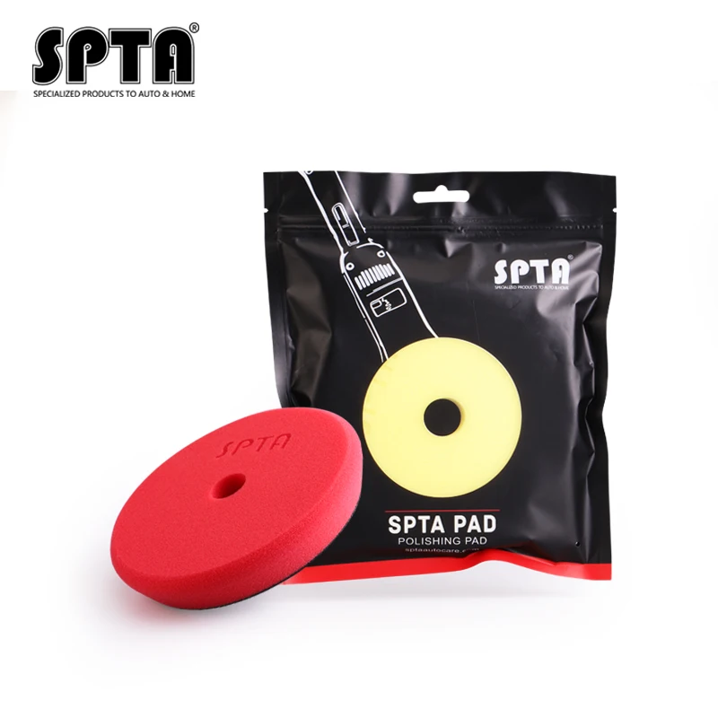 
SPTA 5 inch RO/DA Car Polishing Pads With Round Hole Buffing Pads For Car Care Car Detailing 