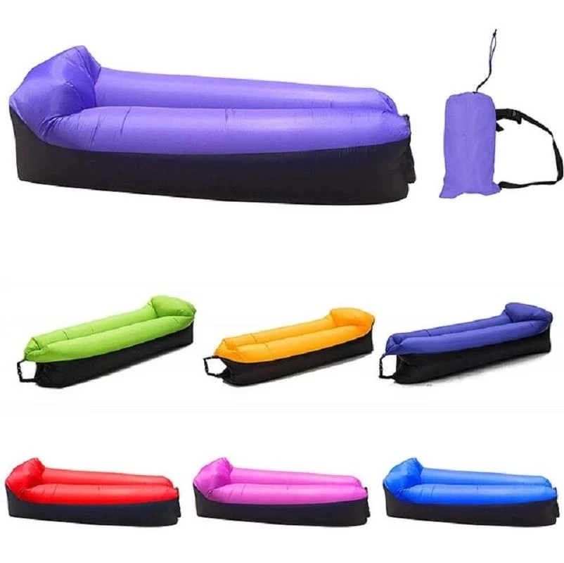 

Air Couch Inflatable Sofa chair Camping Sleeping Bag Compression Sacks for Hiking Gear Beach Chair lazy bag, 10 colors