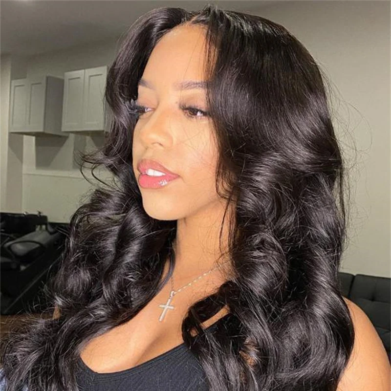 

SL280 Wholesale synthetic hair wigs ombre long water wave curly hair wigs headgear High temperature fiber wigs, Black wigs