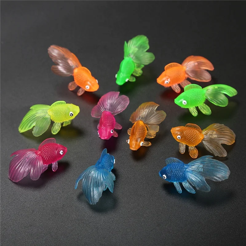 Plastic Novelty Toy Pvc Plastic Fish 