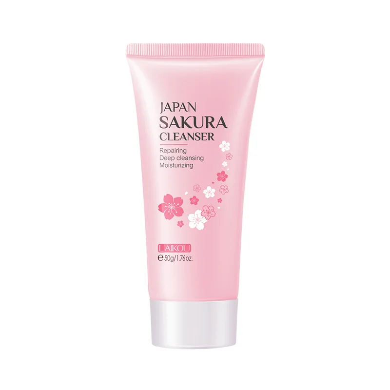 

Laikou Japan Sakura Essence Facial cleanser Deep cleaning Gentle and moisturizing daily skin care