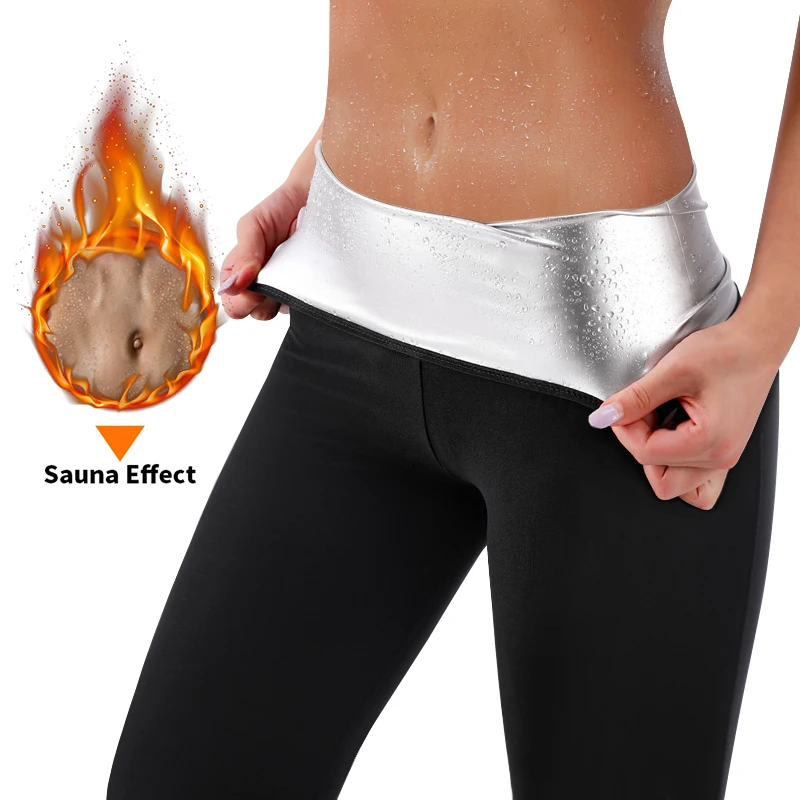 

Hot Sauna Effect Body Shaper Slimming Pants Fitness Losing Weight Trainer Gym Leggings with Control Panties Adjustable Waist