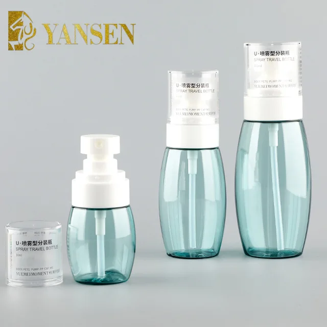 30ml 60ml 100ml Super Fine Mist Spray Bottle Face Hydrating Press Type