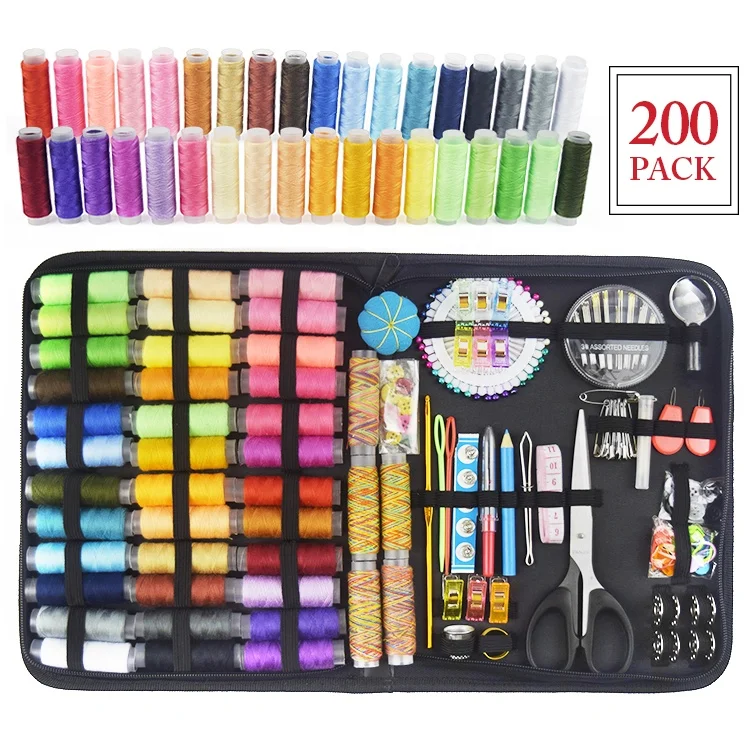 

200pcs black repairing and wholesale sewing kit