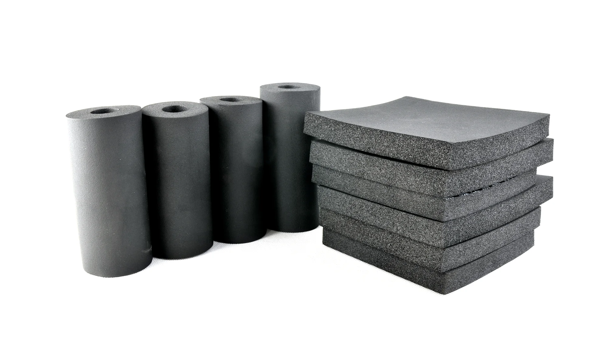 Premium Grade Fire Retardant Closed Cell Nitrile Foamed Rubber Pipe