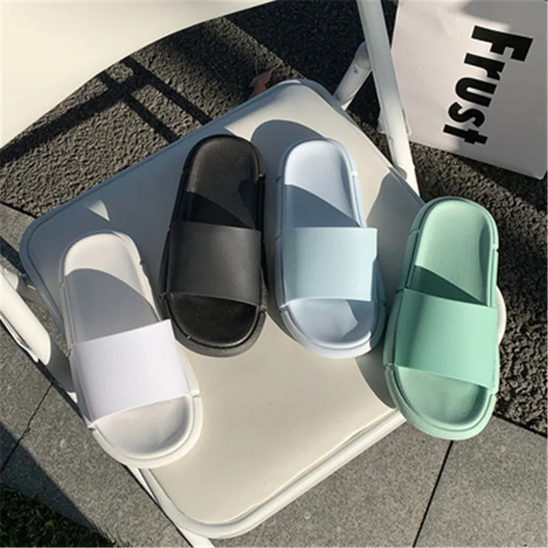 

Female Women Summer Slippers Fresh Home Indoor and Outdoor Bedroom Bathroom Bath Non-slip Soft Bottom Sandals Slippers, As the picture display