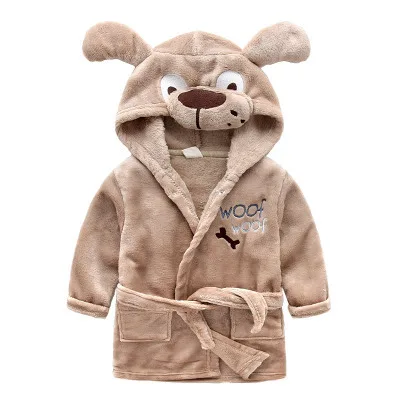 

Wholesale 100% Polyester Flannel Fleece Cartoon Winter Sleepwear Onesie Pajamas Baby Animals Bathrobe Children Kids Bathrobe