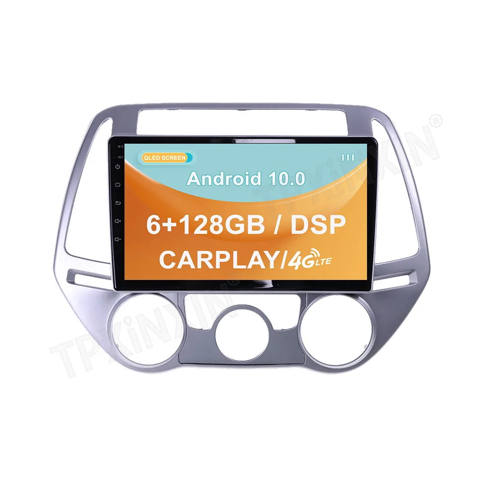 

Android 10.0 6G+128GB For Hyundai I20 2008 - 2014 Car GPS Navigation Carplay Auto Radio Stereo Video Multimedia Player Head Unit