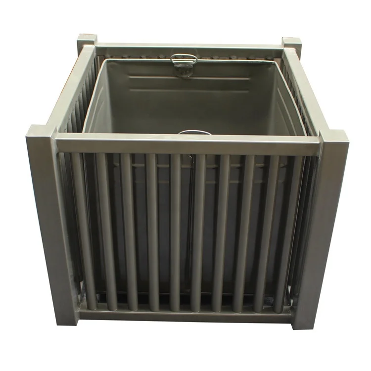 

Heavy duty outdoor metal square planter box, 10 standard ral colors and other ral colors for customizing