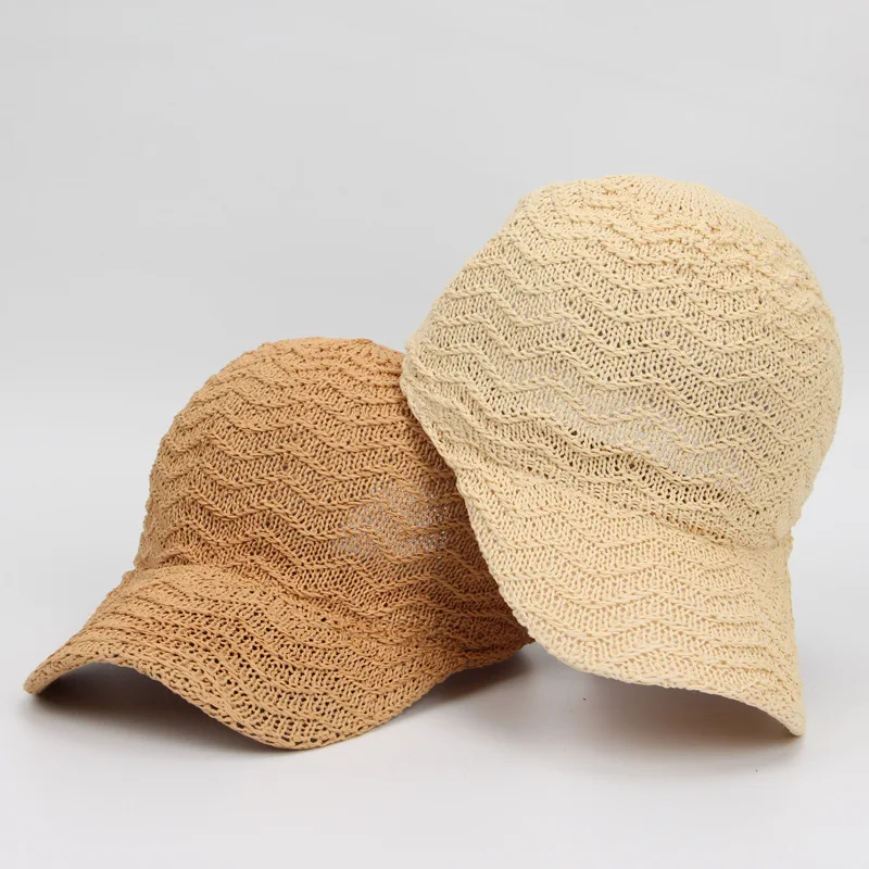 

GT Hot Selling Breathable Sun Visor Baseball Caps 2022 New Design Knit Peaked Cap Women Fashion Beach Hats Sun