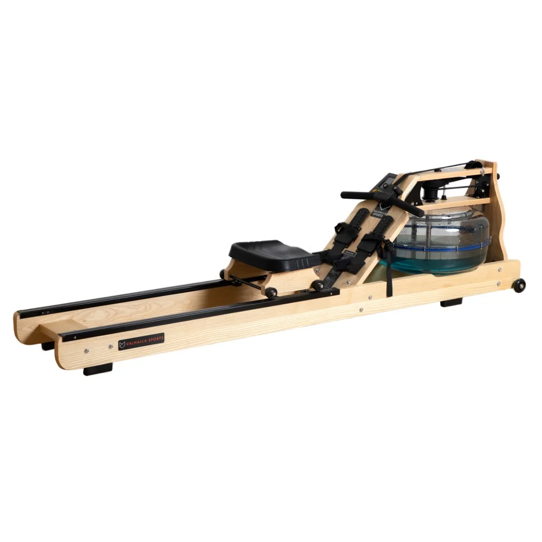 

TX612 Folding Wooden Rower Machine Gym Foldable Home Water Resistance New Rowing Machine water rower exercise