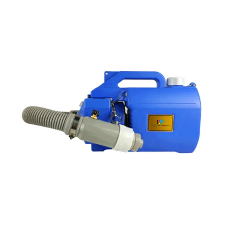 

Electric Cold Fogging Machine ULV Fogger ULV Ultra Low Capacity Knapsack Electric Sprayer Disinfection Machine, Blue/yellow