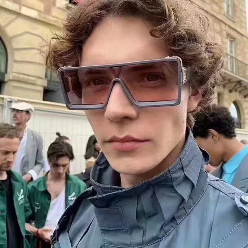 

One Piece Lens Shades Men Women Fashion Sunglasses