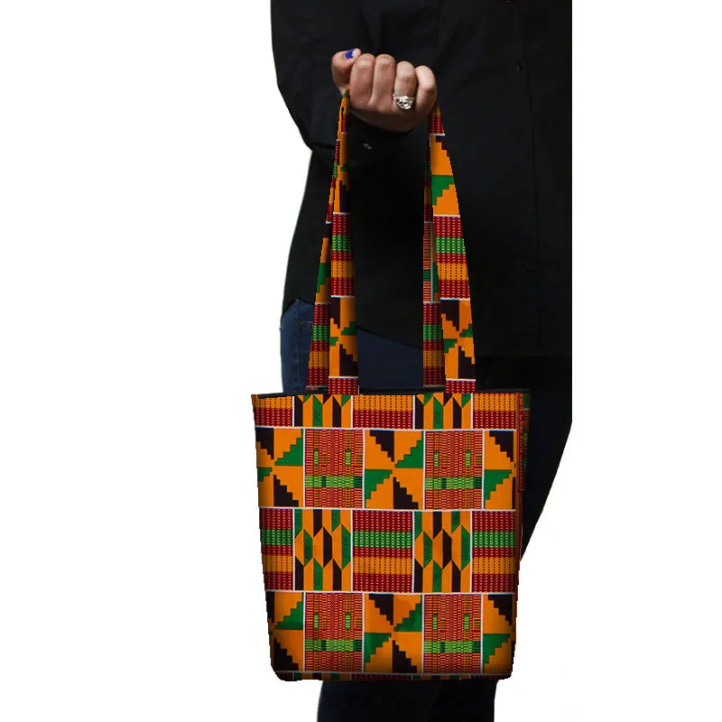 

African Women Style Handbag Afro Ladies Traditional Printing Top-Handle Bags for Females Shopping Bag Girls Shoulder Tote Bag