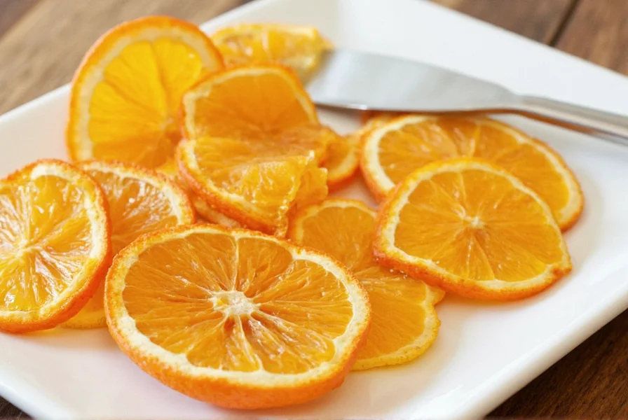 Dried orange zest with other spices