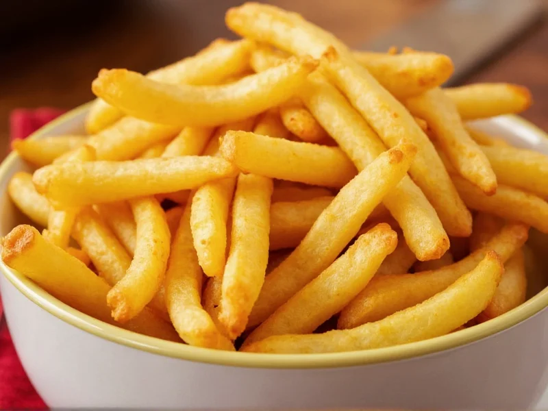 homemade french fries in oven