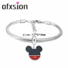 AFXSION Wholesale cheap new hot snake chain bracelet can be customized Pandora bracelet women