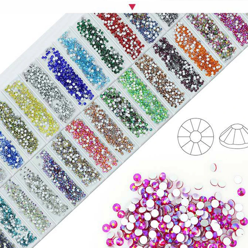

Multi-size diamond shaped crystal rhinestone flat back colorful non hot fix crystal rhinestone, Customize