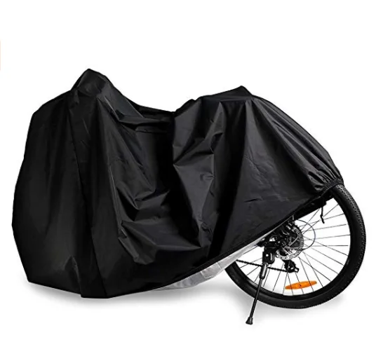 

Heavy Duty Ripstop Outdoor Bicycle Storage Oxford Outdoor Waterproof Bike Rain Cover, Black and white