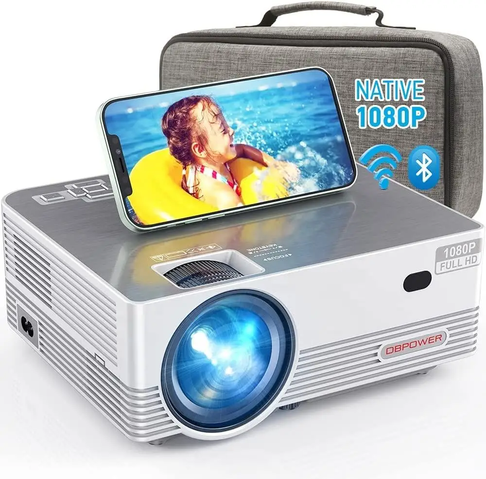 

Salange 10000 Lumens Salange 1080p projector 4k Supported 5G Wifi BT full hd beamer Movie Video Portable Projectors