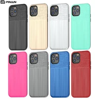 

brushed texture pc tpu shock proof armor rugged phone case for iphone 11 pro case heavy duty