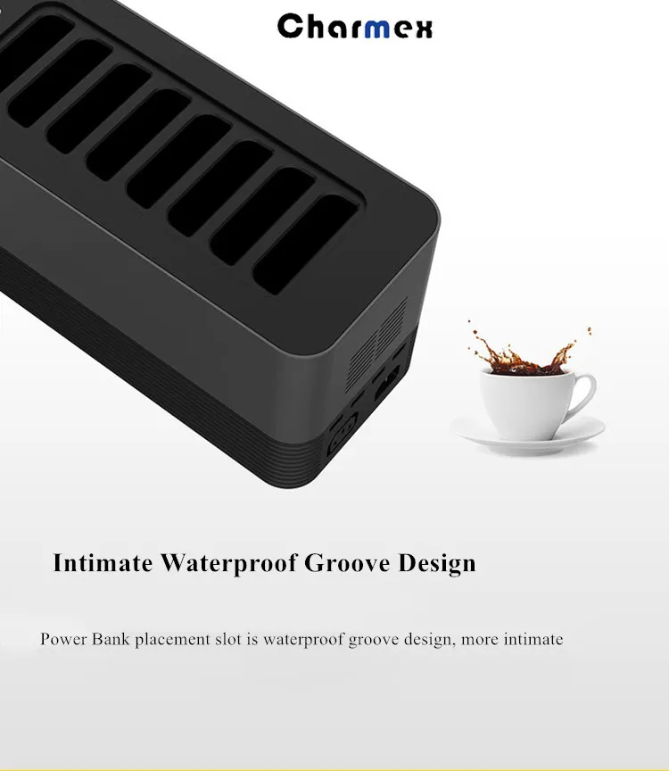 power bank charging station for restaurant