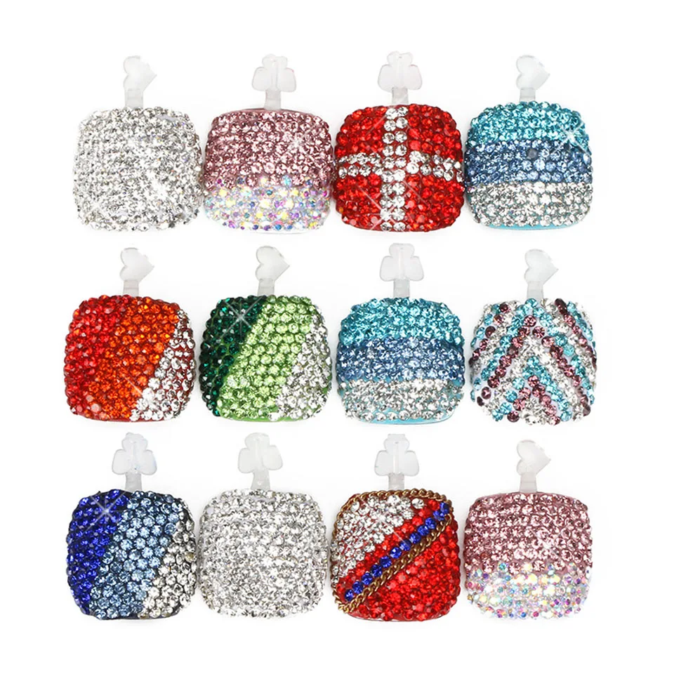 

Popular Full Rhinestone Cover Toe Nail Tips Manicure False Nail DIY Press on Nails