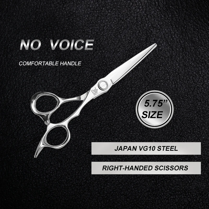 

High quality Japanese VG10 steel stainless steel professional hair cutting thinning scissors, Silver