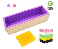 

LFGB Approved Best Quality Heat resistant Non-stick rectangular silicone soap molds